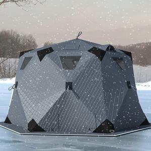 동계 원터치 큐브텐트 6 8인용 낚시 빙어큐브 3 4명 하늘색 방수커버 육각 빙어 방풍