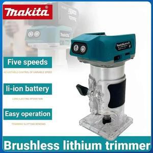 마키타 트리머 충전식 머신 브러시리스 슬롯팅 툴 DRT50 무선 밀링 목공 조각기