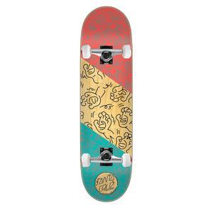 산타 크루즈 스케이트보드 어셈블리 윤곽 핸드 8.5인치 x 32.2인치 완성