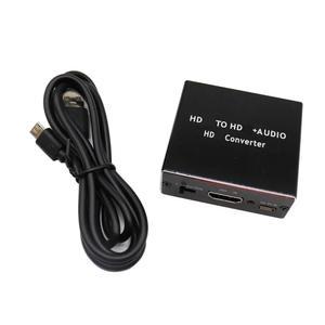 HDMI 호환 오디오 추출기 스테레오 오디오 변환기 PS4 TV DVD 홈 시어터 용 3.5mm 4k X 2k 오디오 분배기 어댑터
