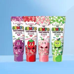 센토 주니어 세이프 구취케어 어린이치약 8개 4종 택1 포도 딸기 복숭아 사과향