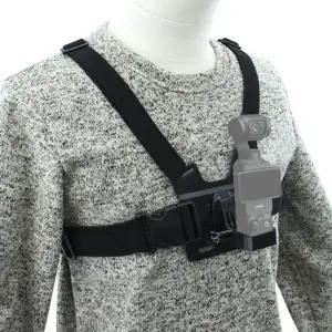[모두모아]액션캠 DJI 오즈모 포켓 3 호환 촬영 바디 가슴 스트랩 마운트 홀더 케이스 커버 바디케이스 숄