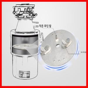 220V 음식물 쓰레기 처리기 주방 싱크대 분쇄기 가정용 공장 직송