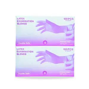 가주 더블세이프 라텍스 일회용 진료용 덴탈글러브1+1