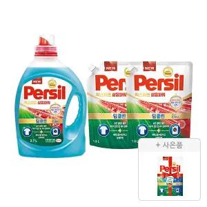 퍼실 엑스퍼트 삶음파워 2.7L, 1개 + 리필 1.8L, 2개 +증정(파워젤 듀얼 300ml,1개)