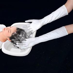 라텍스 롱장갑 고무 100매 A129 쉐프롱 목긴 10개입 판촉물 식당 백색 핸즈가드