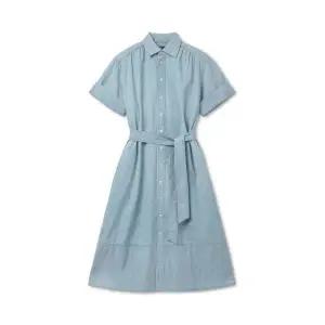 [폴로 랄프 로렌]POLO RALPH LAUREN W 코튼 샴브레이 셔츠 드레스 - 블루 WMPODRSNFA20700-450 897527