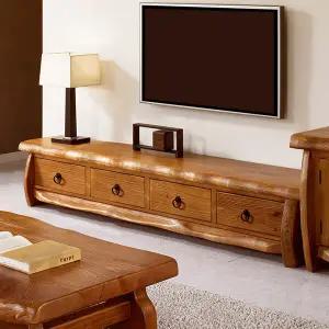 [마루엔개비] 아름드리 통원목 서랍문갑 통판 TV장문갑