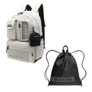 [블랙야크키즈](대구신세계)3포켓 디테일로 수납성을 높인 책가방+보조가방+키링 세트[BK호프책가방세트...