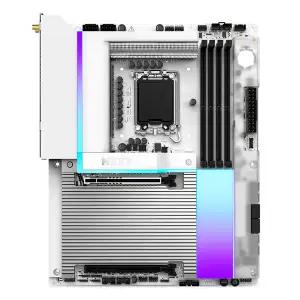 NZXT N9 Z890 인텔 메인보드 마더보드 와이파이7 풀커버 RGB (화이트)