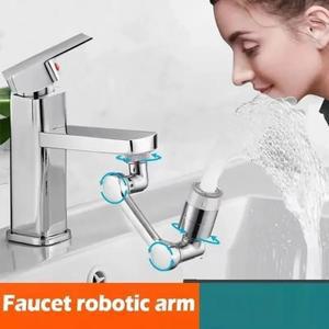 1080 범용 회전 수도꼭지 익스텐더 분무기 헤드 주방 로봇 팔 확장 믹서 통풍기 버블 러 워터 탭 노즐