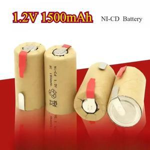 20PCS 1.2V 1500mAh NI-CD SC 전동 공구용 충전식 고출력 10C 배터리 스크루드라이버 전기 드릴 도구 SU