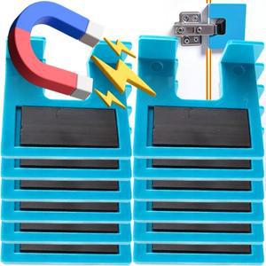 10/1개 힌지  설치 보조 도구 문 패널 간격 조정 자석 캐비닛 고정판