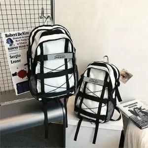 [셀러허브][라일리] Rly 캐주얼 패션 화이트 가방 신학기 책가방 데일리 백팩 (S9557196)