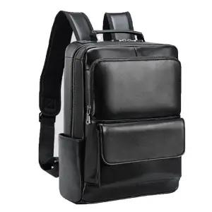 [셀러허브][라일리] Rly 남성 가죽 데일리 가방 검정 책가방 정장 노트북 백팩 (S9557663)