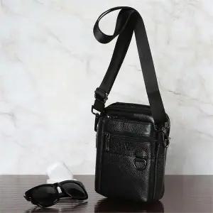 [셀러허브][라일리] Rly 모던 남성 가죽크로스백 데일리 맨스백 메신저가방 (S9553488)