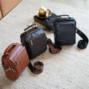 [셀러허브][라일리] Rly 남성 가죽크로스백 고급원단 고퀄리티 남성패션 가방 (S9553539)