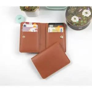 세로6포켓 신분증 명함 지폐보관 신용카드지갑 탄1P 카드보관지갑