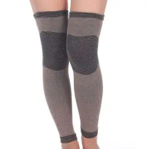 [알티피아]롱 무릎 보온 보호대 M 블랙 레그 워머 방한무릎밴드