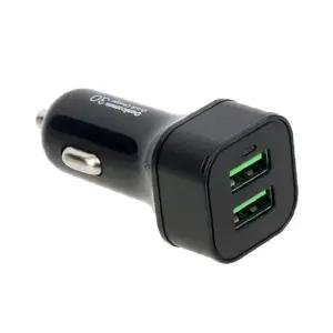 자동차 용품 USB 듀얼 포트 충전기 퀵차지