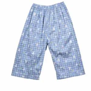 면 실켓 8부 여성 파자마 파자마하의 여성면잠옷