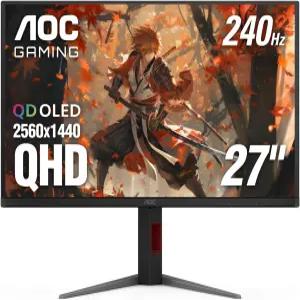 AOC Q27G4ZD 27인치 QD OLED 게이밍 모니터 QHD 2560 x 1440 240Hz 0.03ms HDMI 2.0 x2 디스플레이 포트