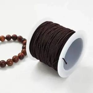 비즈 팔찌 브라운 만들기 DIY 나일론 염주 고무줄 20m