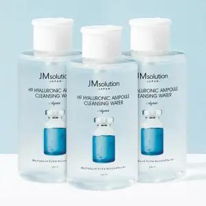 제이엠솔루션 재팬 H9 히아루로닉 앰플 클렌징 워터 아쿠아 500ml x 3개