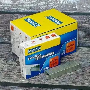 래피드 50매용 Super Strong 침/심 26/8 1000발 5통 스테플러심
