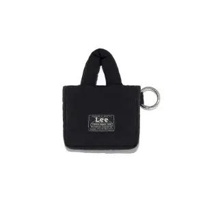 [LEE] 퀼팅 미니백 키링 블랙 LE2503TC07BK 898515