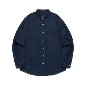 [LEE] 베이직 데님 셔츠 인디고 다크 LE2503SH03ID 897434