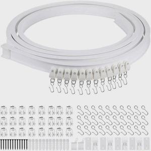 커튼 U자형 L자형 플라스틱 스틸 곡선커튼레일 커튼봉고정 커튼봉설치 병원커튼레일
