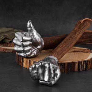 스테인리스 스틸 주먹 모양 망치  공예 장식품 헤드 해머 차량호환  다기능 도구