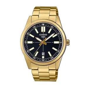 [신세계라이브쇼핑]카시오 MTP-VD02G-1E 남성 라운드 아날로그 메탈 손목 시계