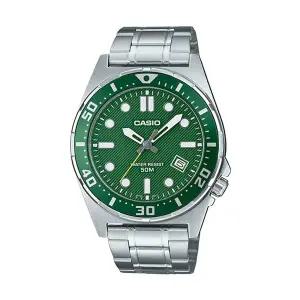 [신세계라이브쇼핑]카시오 MTD-135D-3A 남성 다이버 터틀 아날로그 메탈 손목 시계