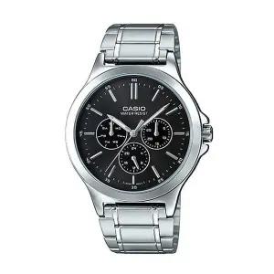[신세계라이브쇼핑]카시오 MTP-V300D-1A 남성 라운드 아날로그 메탈 손목 시계