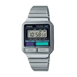[신세계라이브쇼핑]카시오 A120WE-1A 정품 공용 사각 메탈 손목시계