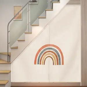 계단 밑 커튼 인테리어 복층 가림막 수납물 가리개