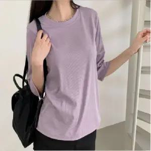 여성셔츠 골지8부 빅사이즈 체형커버 소프트핏 티셔츠 사무실 아웃도어 현장근무복