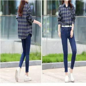 여성체크남방 체크무늬 데일리 베이직 셔츠 남방 사무실 직장 하객룩