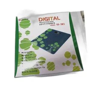 슬림형 디지털 체중계 가정용 체중 측정기 전자 탁상형 저울 (WFK730A)