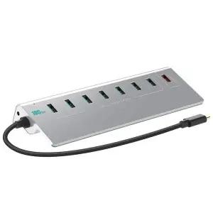 USB 7in1 휴대용 멀티허브 C타입 퀵차지 to A 스탠드 USB충전 사무용허브