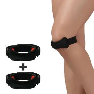 무브핏 슬개건 서포트 밴드 무릎보호대(1+1) 무릎관절인대 통증예방 일자밴드