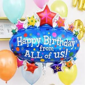 호일풍선 해피별