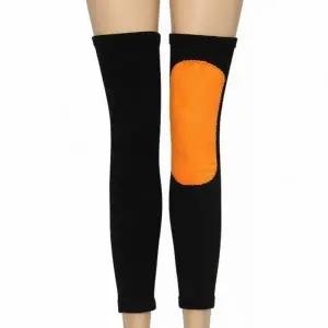 스포츠마니아 쉴드업 레그 보온 보호대 오버니 무릎 워머 블랙 롱 (WFK7KVO)