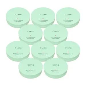 김정문알로에 큐어 아쿠아 마일드 쿨링 선쿠션 25g(SPF50+) 본품 10개 Ss