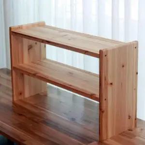 나무선생 삼나무 원목 2단 다용도 받침대 W800C1A