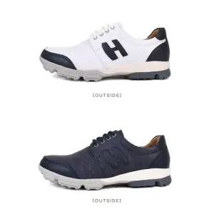 심플 디자인 남자 캐주얼 스니커즈 라운딩 골프화 WBA94CD