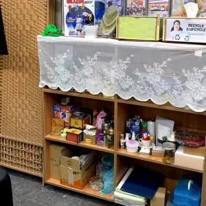 주방 창문가림막 레이스 짧은커튼 화이트