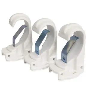 커튼봉 커튼걸이 라이프 커튼브라켓 화이트25mm K347